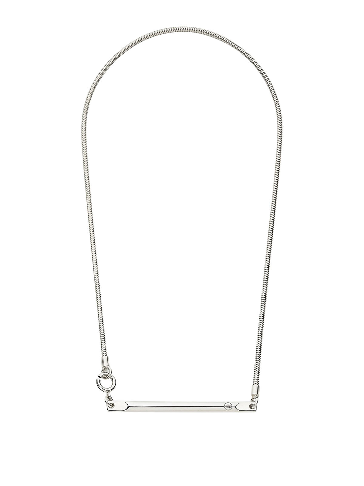 MM6 Maison Margiela エムエム6 バーアンドチェーン ネックレス