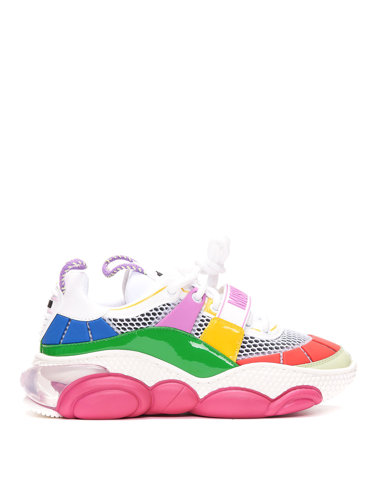 テディ POP Moschino Teddy Pop sneakers with velcro closure|15563G1GM831