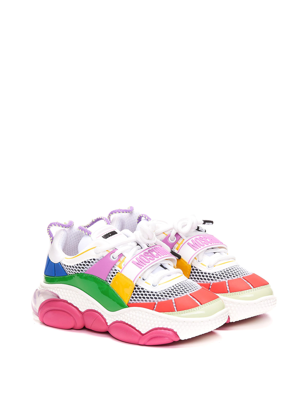 テディ POP Moschino Teddy Pop sneakers with velcro closure|15563G1GM831