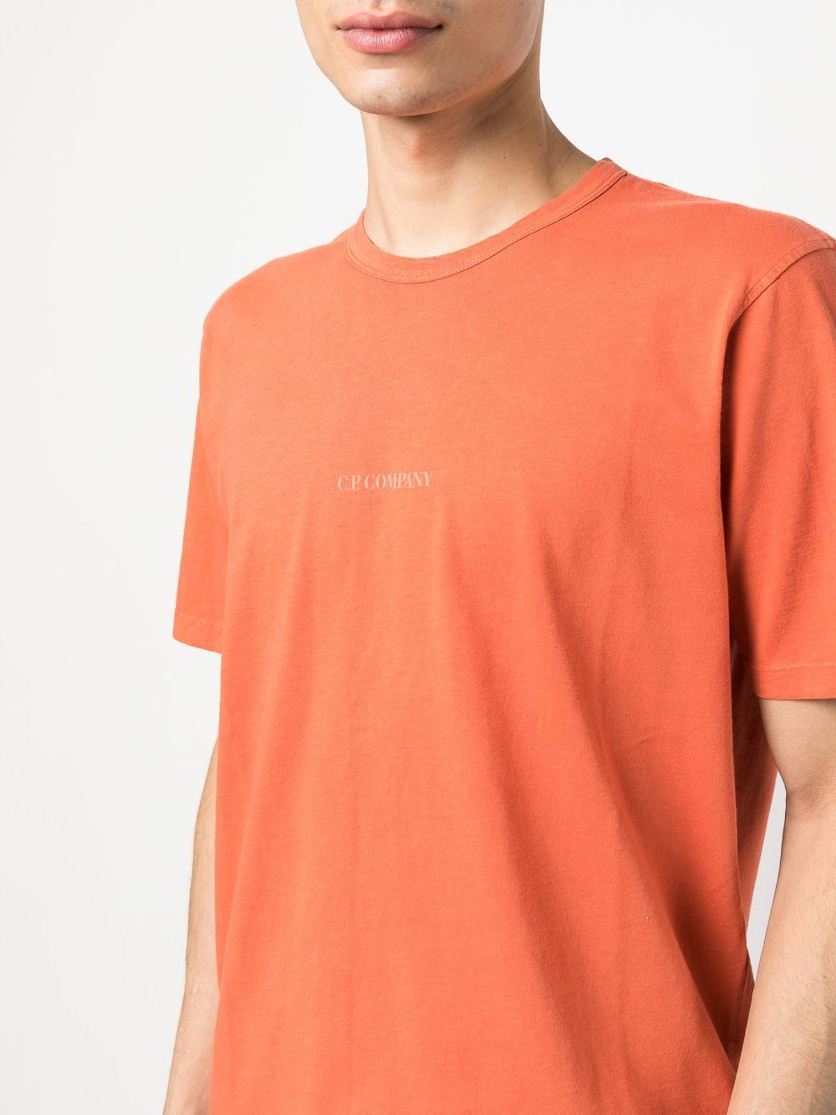 Shop C.p. Company Camiseta - Naranja In Orange