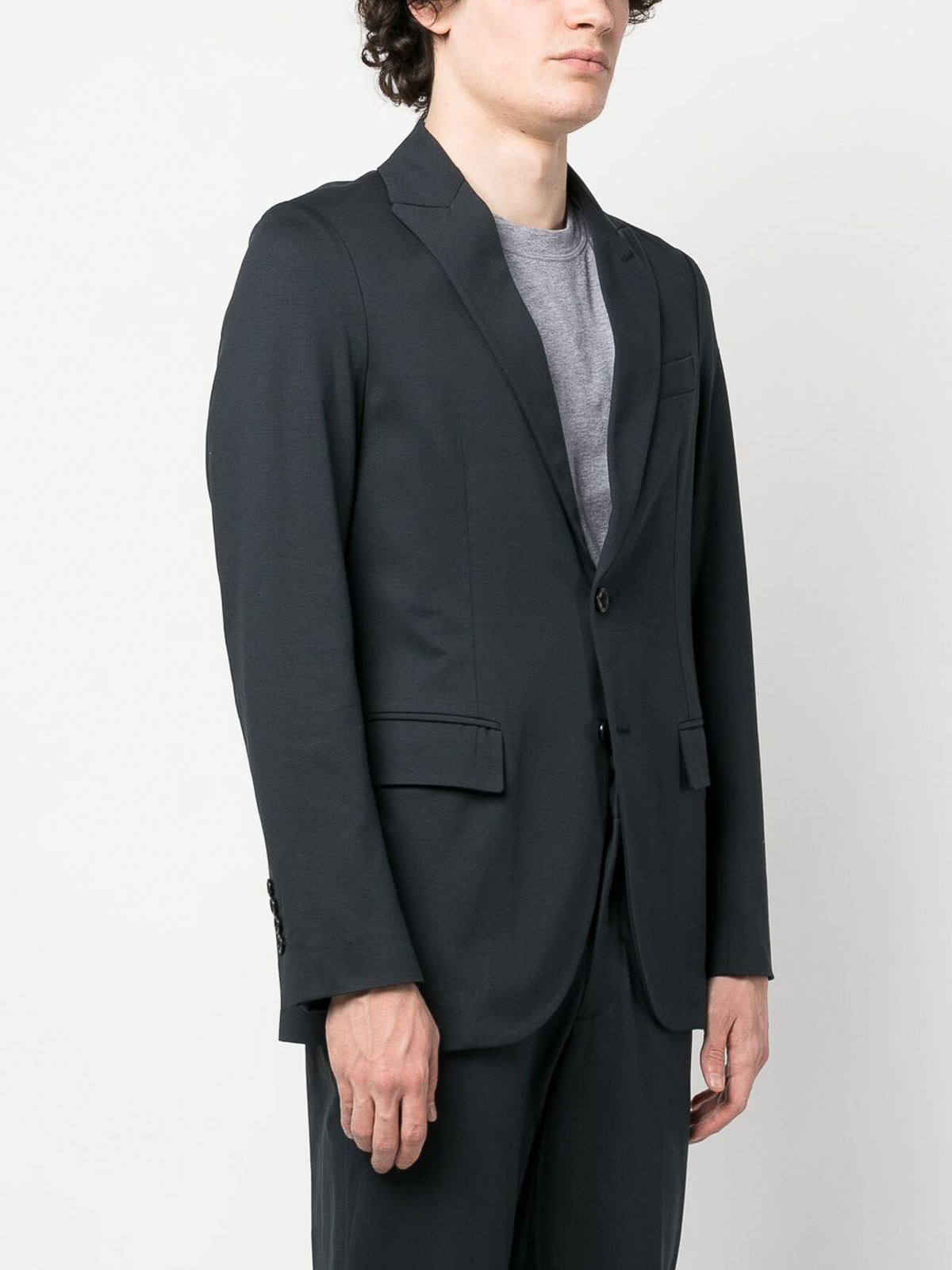 Circolo 1901 Single-breasted cotton blazer - Grey - Men|CN3833664