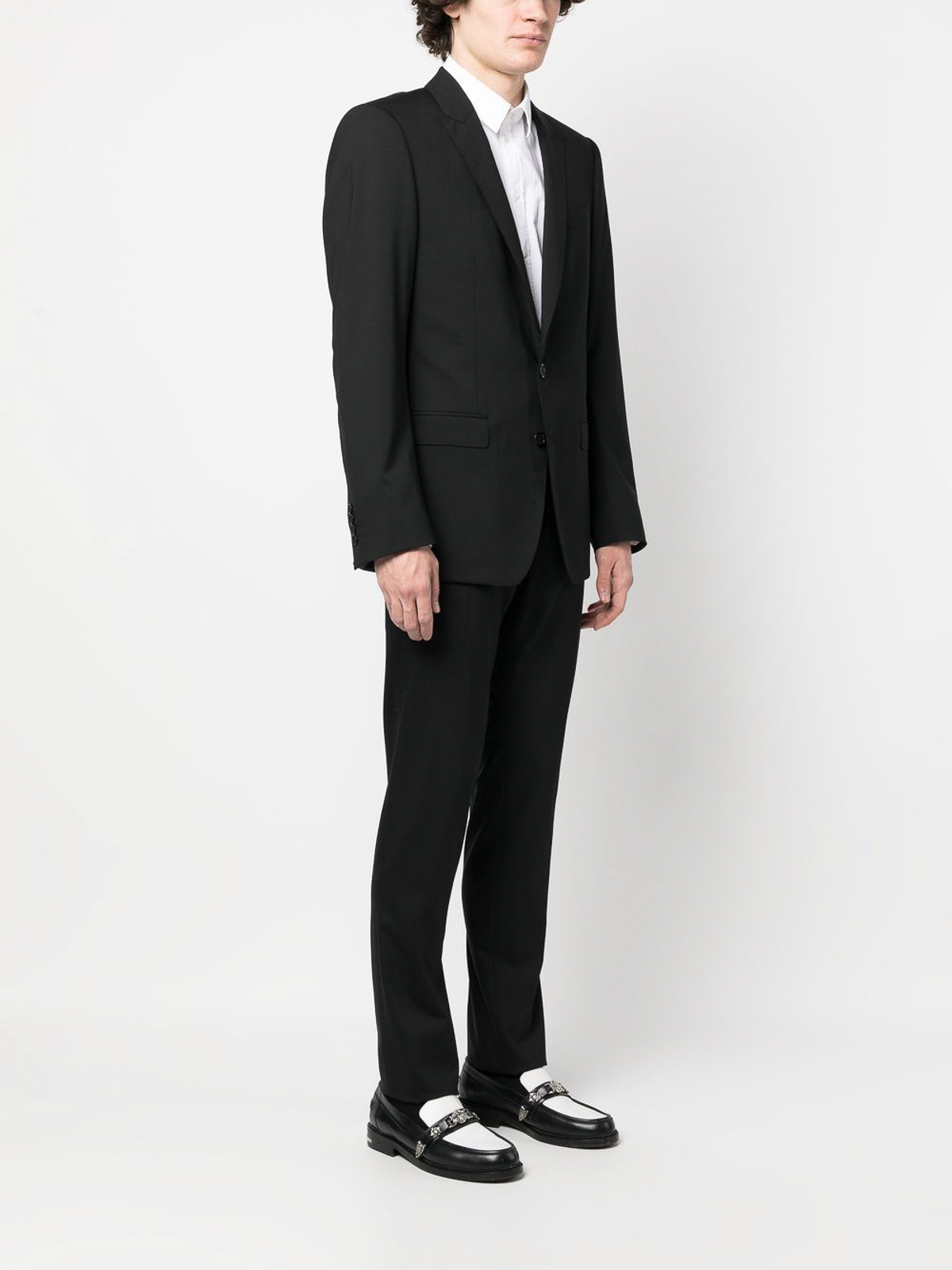 Dolce & Gabbana 黒 スーツ Dolce&Gabbana 黒いスーツベスト サイズ46