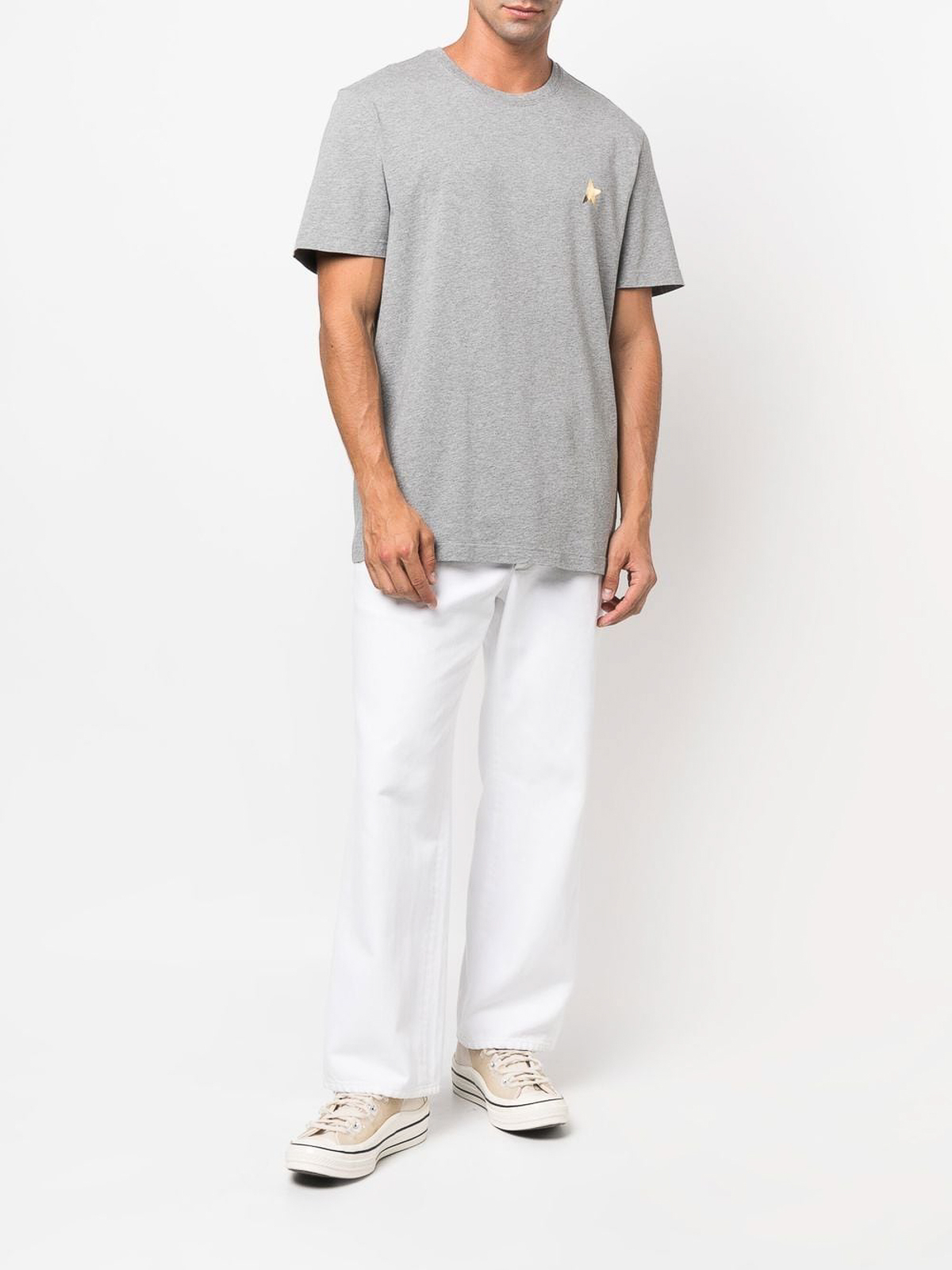 Golden Goose Embroidered star cotton T-shirt