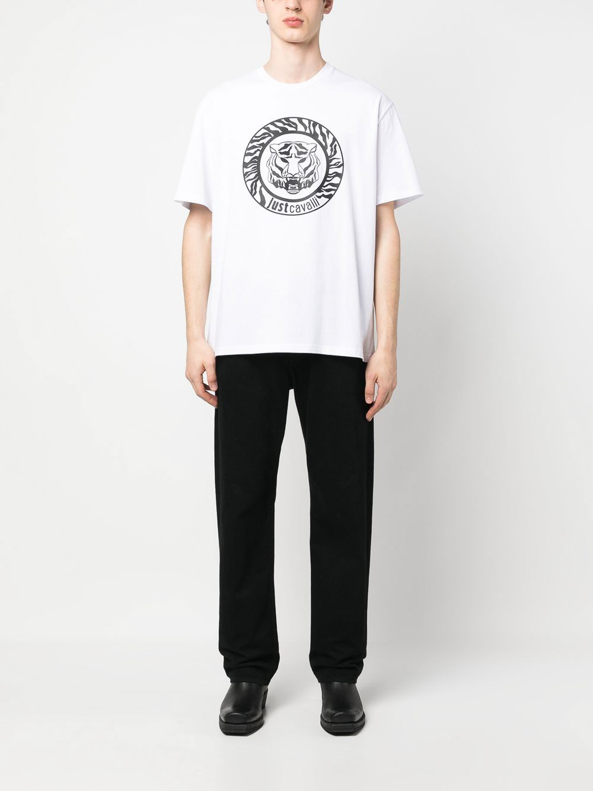 Tシャツ・カットソー JUST CAVALLI Men T-shirt White 78OAHT03CJ500 003 $_12.JPG?set_id=880000500F