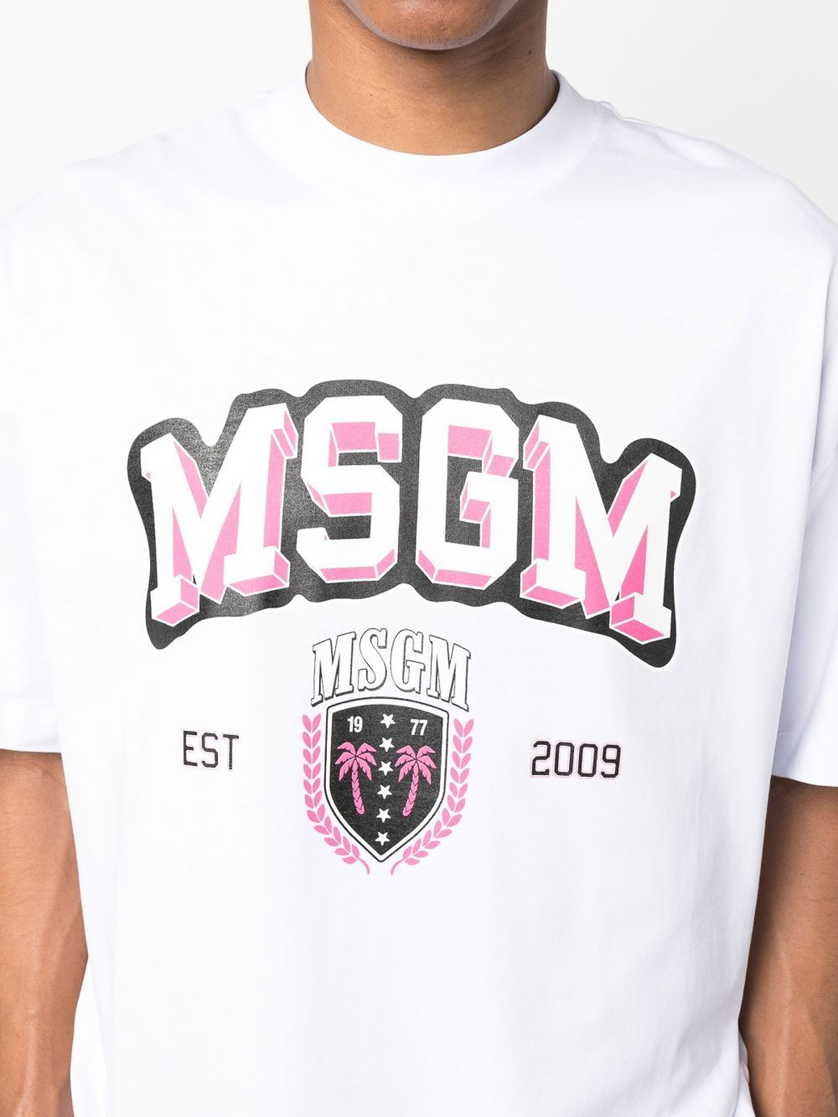 M.S.G.M. Tシャツ - 白 - ホワイト | 3440MM18423700201