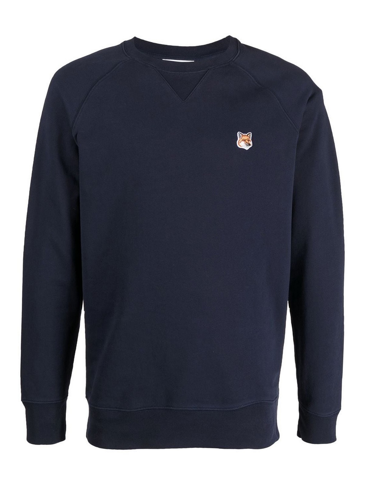 Maison Kitsuné Fox-patch cotton sweatshirt|AM00303KM0001P480