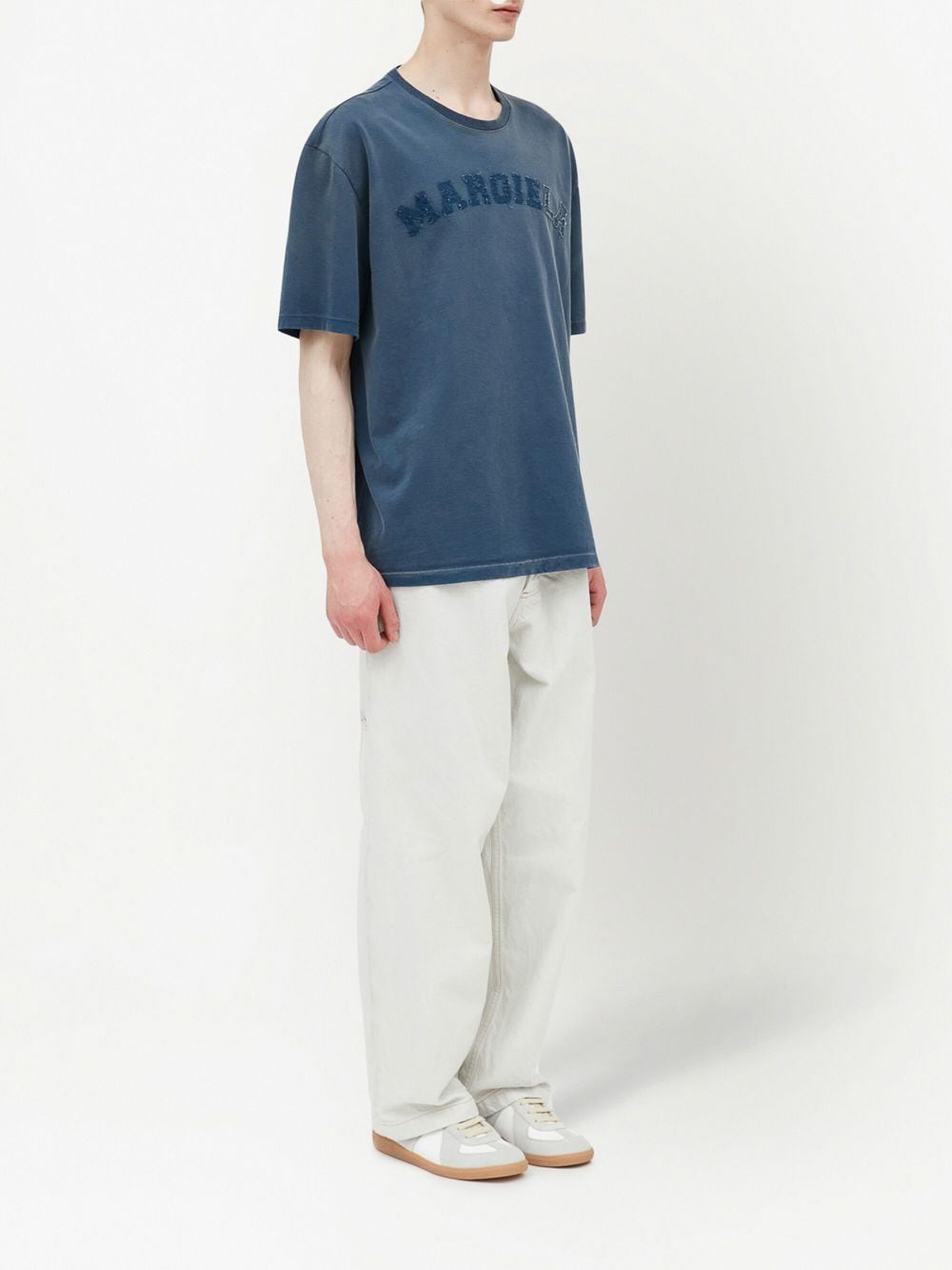 【Maison Margiela】ロゴ刺繍 コットン ジャージー Tシャツ Blue 楽天市場】【SALE／40%OFF】Maison Margiela ロゴコットン