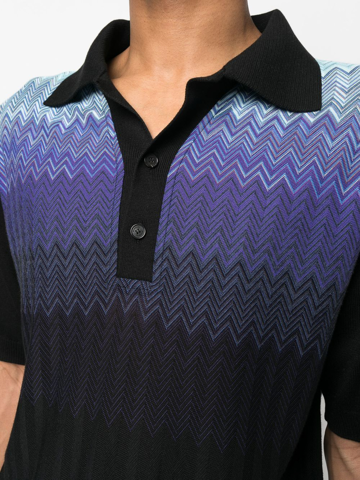 Tシャツ・カットソー MISSONI Embroidered Wool Polo Shirt Missoni Zig-zag cotton polo shirt - Men | US23S207BK021XS91DV