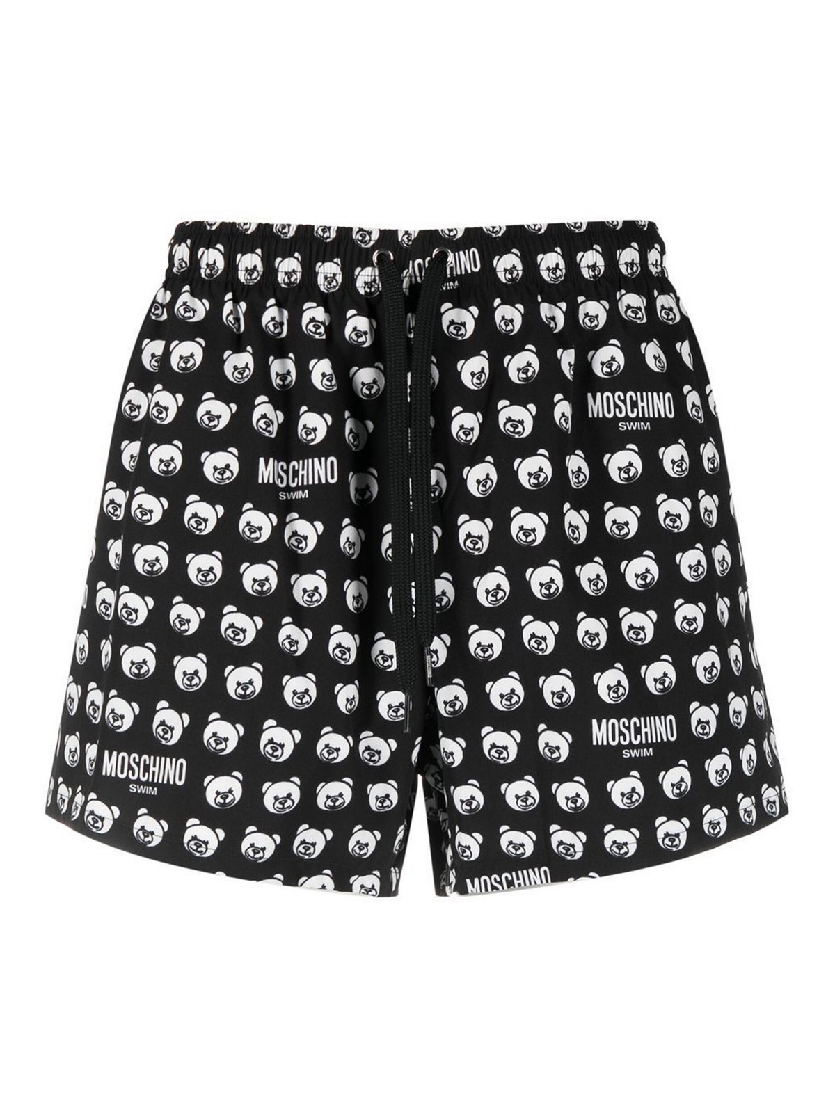 Moschino Teddy bear-print swim shorts - Black - Men