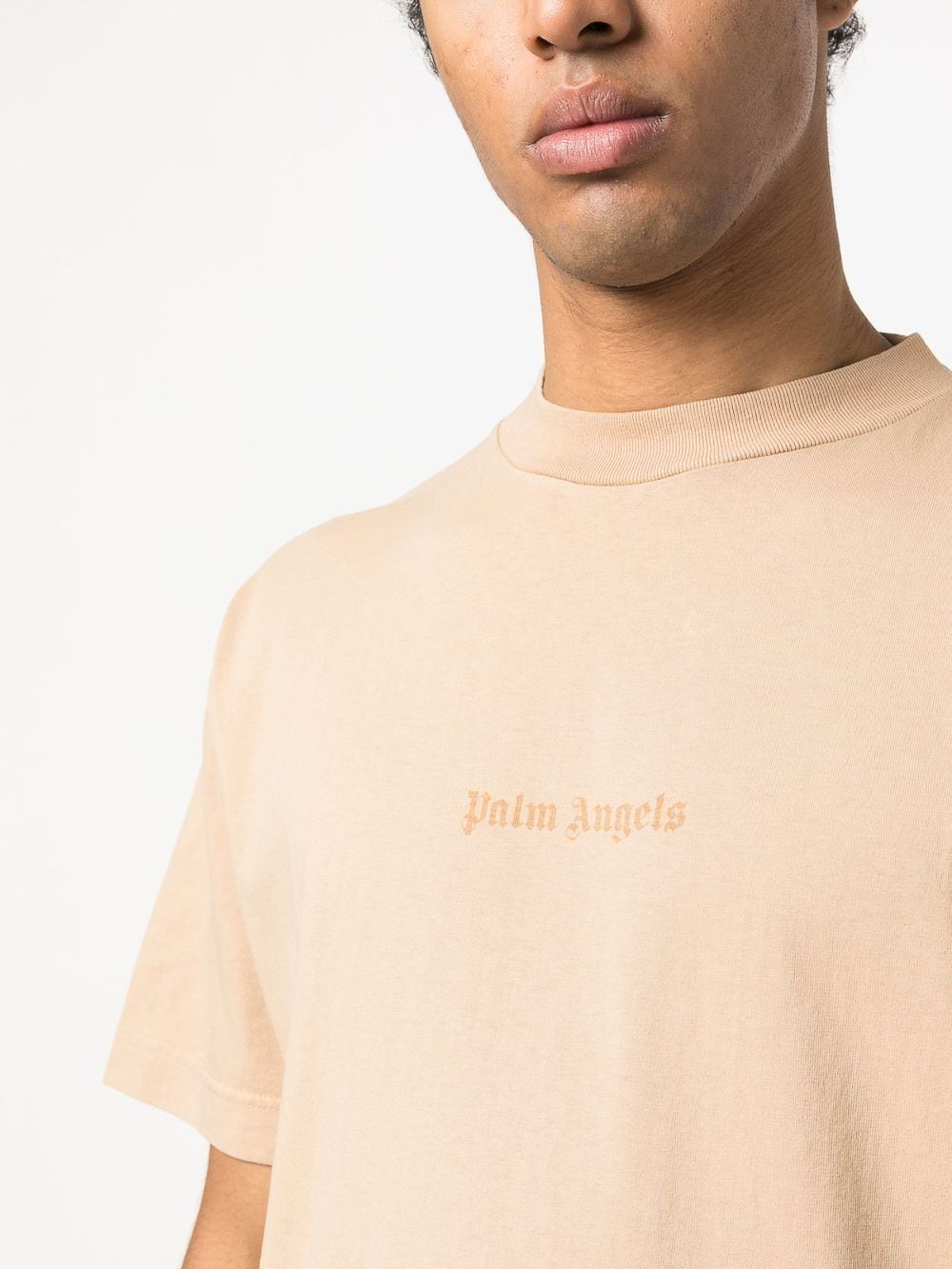 Palm Angels Logo Print Oversized T Shirt 2025
