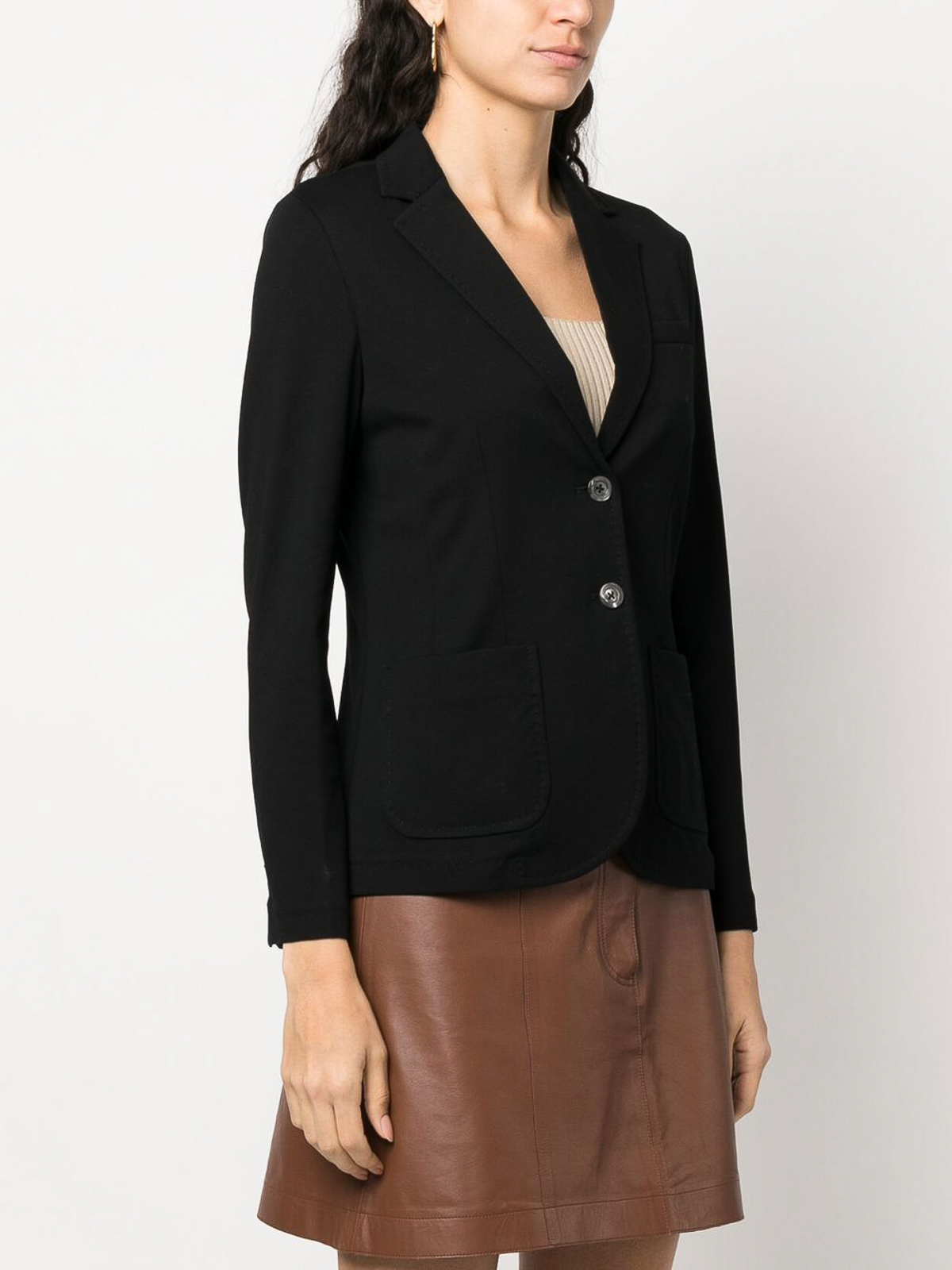 Circolo 1901 Single-breasted blazer - Black - Women | FD2619001