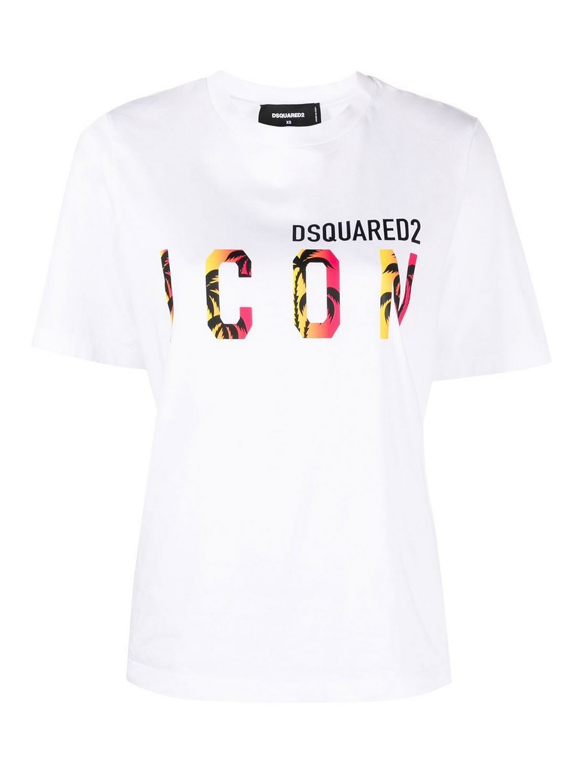 Dsquared2 Icon Logo-print T-shirt In White