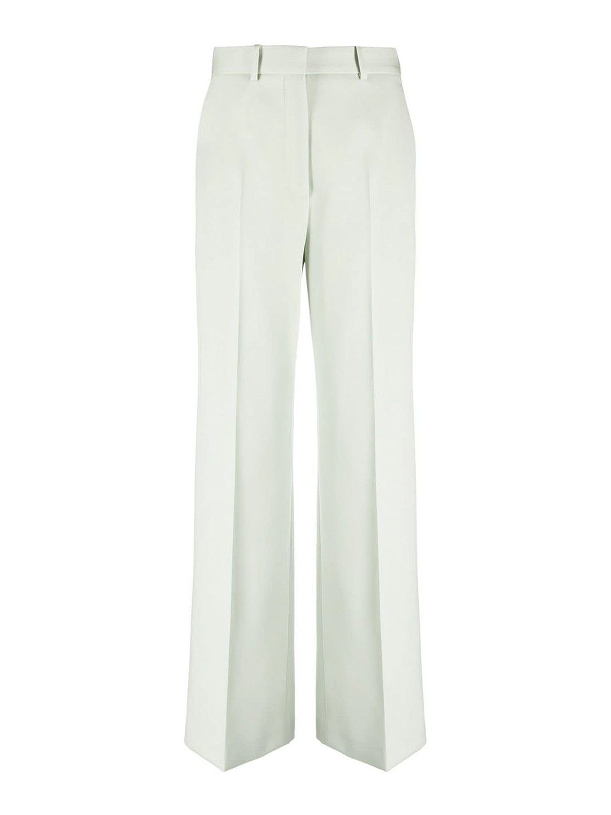 Shop Lanvin High-waisted Tailored Trousers In Green