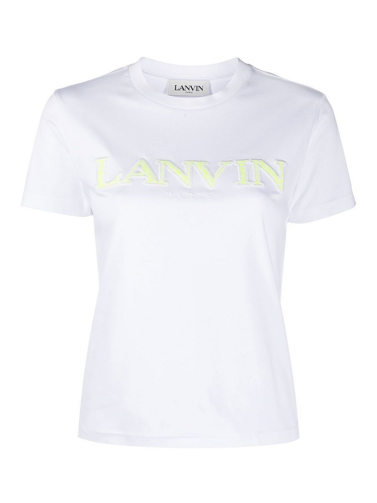 Lanvin Classic Fit Curb Tee In White