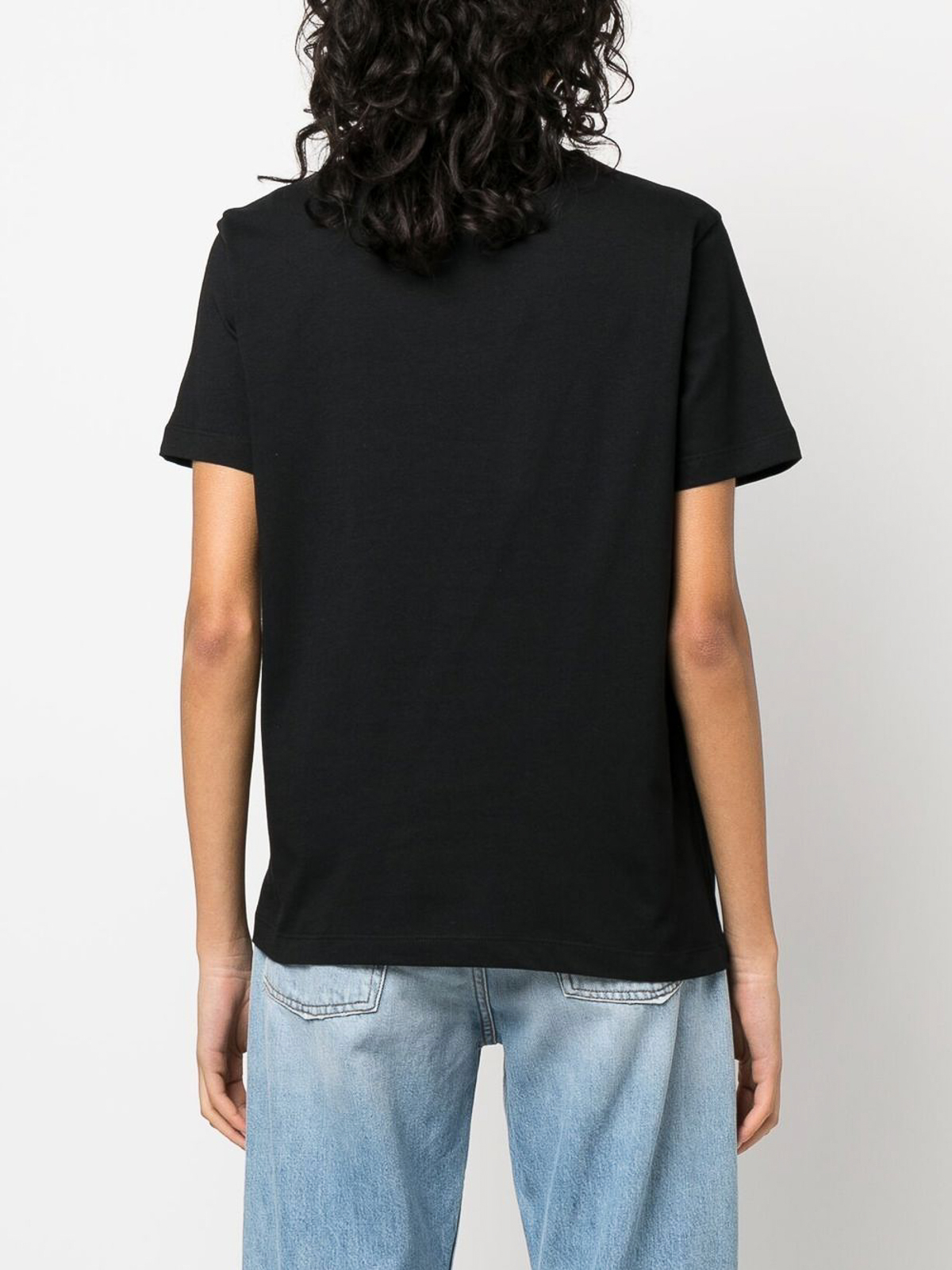 Tシャツ・カットソー MSGM Woman T-Shirt Black 3842MDM112257002 99 Women's the logo collection: designer clothes - MSGM Official