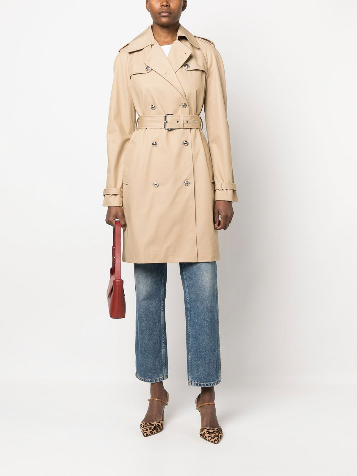 coats Michael Kors - Double-breasted trench coat - MR3209DDTY250