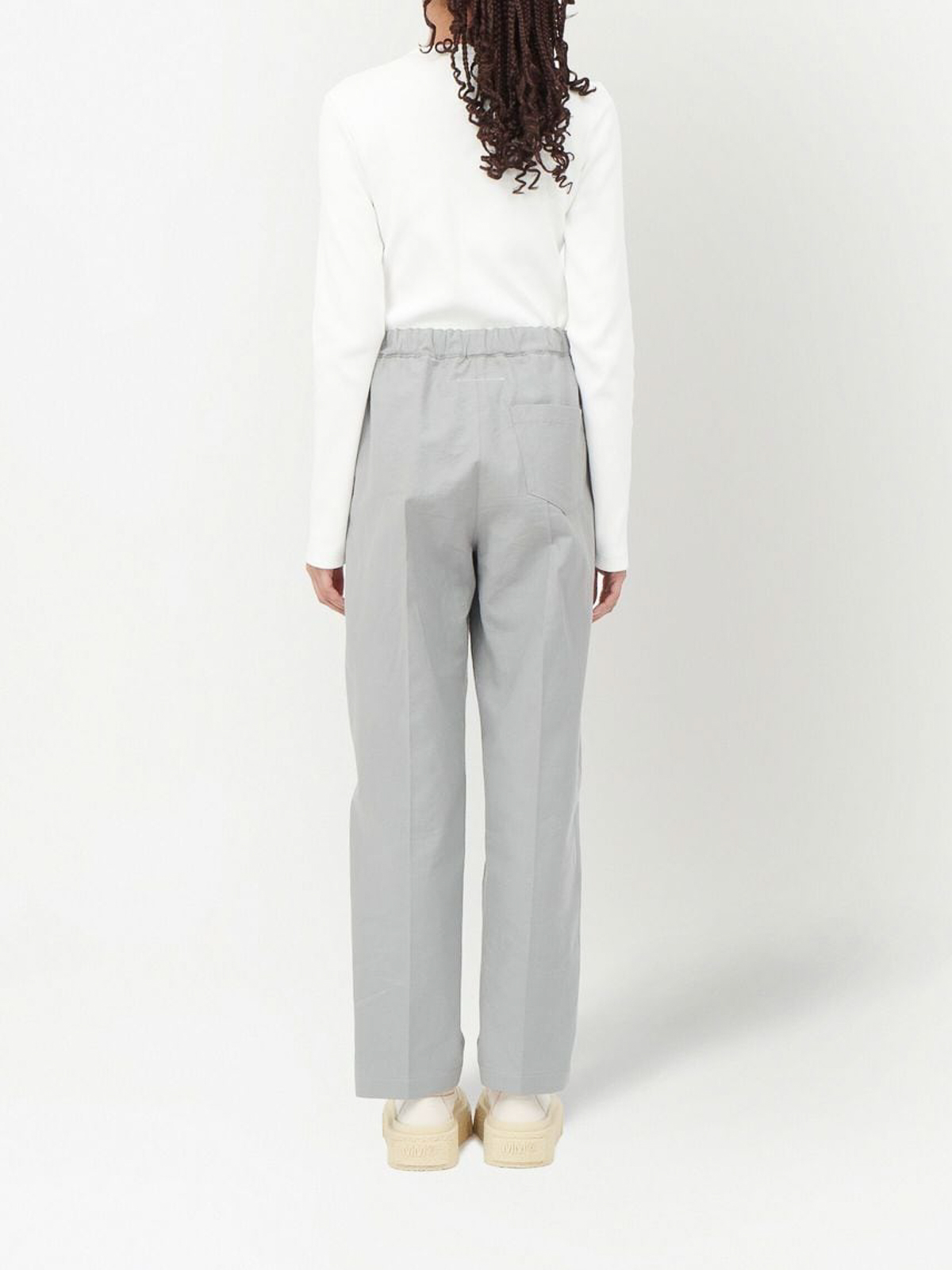 Mm6 maison margiela discount gray drawstring trousers