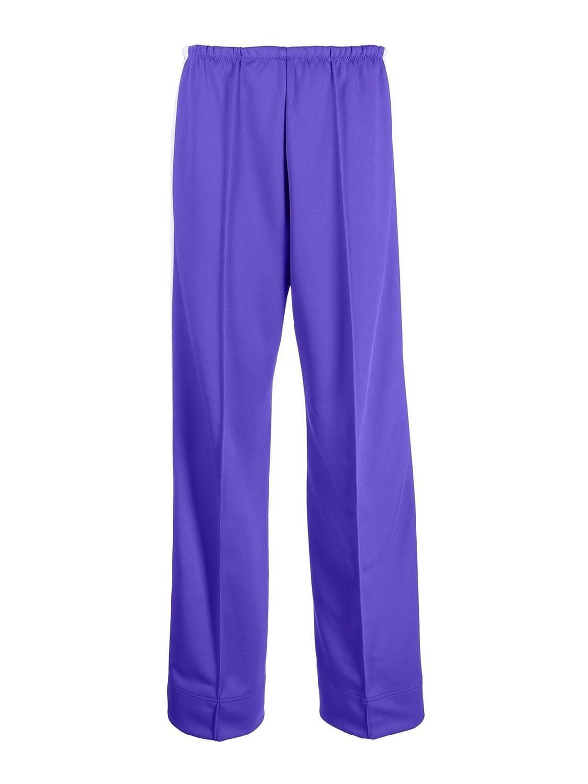 side-stripe track pants in purple - Palm Angels® Official