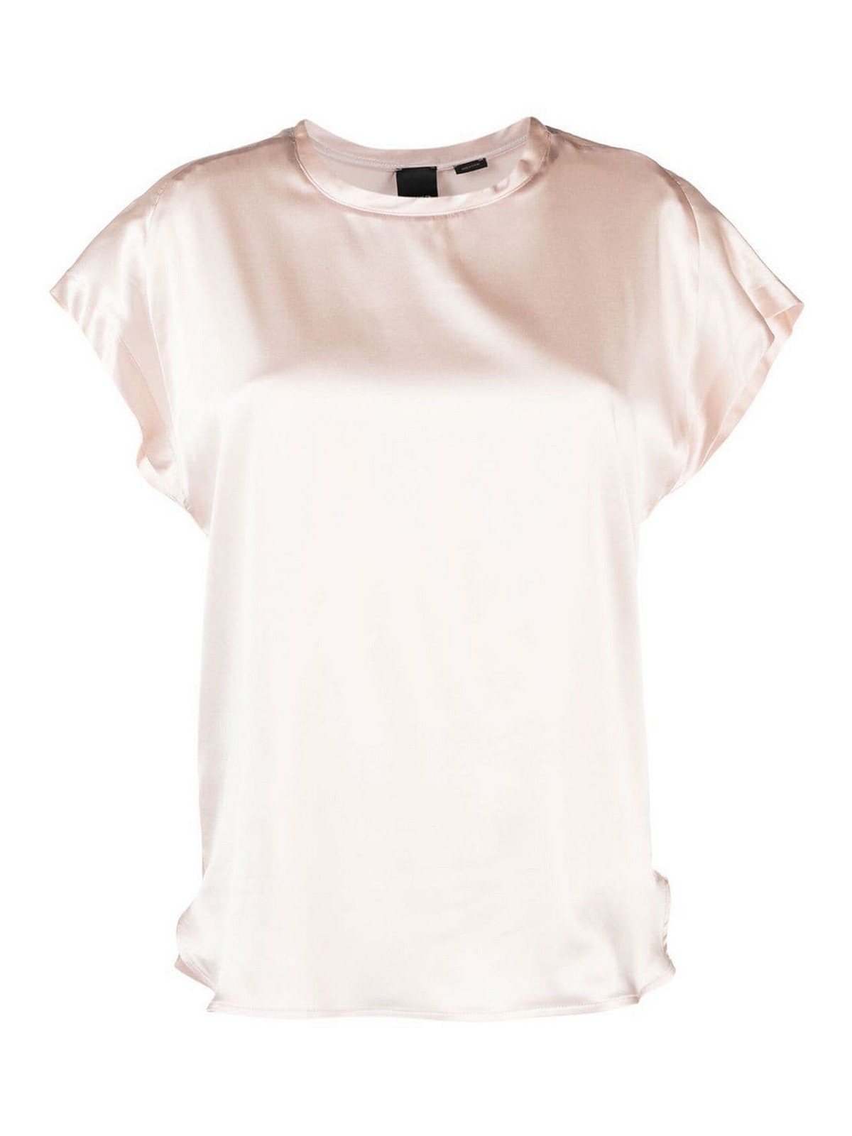 Tシャツ・カットソー PINKO 100100 A2JR Shirts T-shirt in silk 'Farida' PINKO Farida T-shirt | Black | FARFETCH