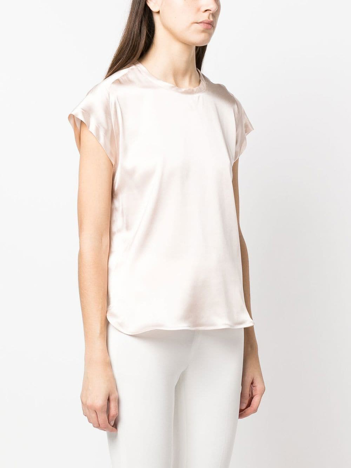 Tシャツ・カットソー PINKO 100100 A2JR Shirts T-shirt in silk 'Farida' Pinko T-shirt in silk 'Farida' weiß | T-shirts