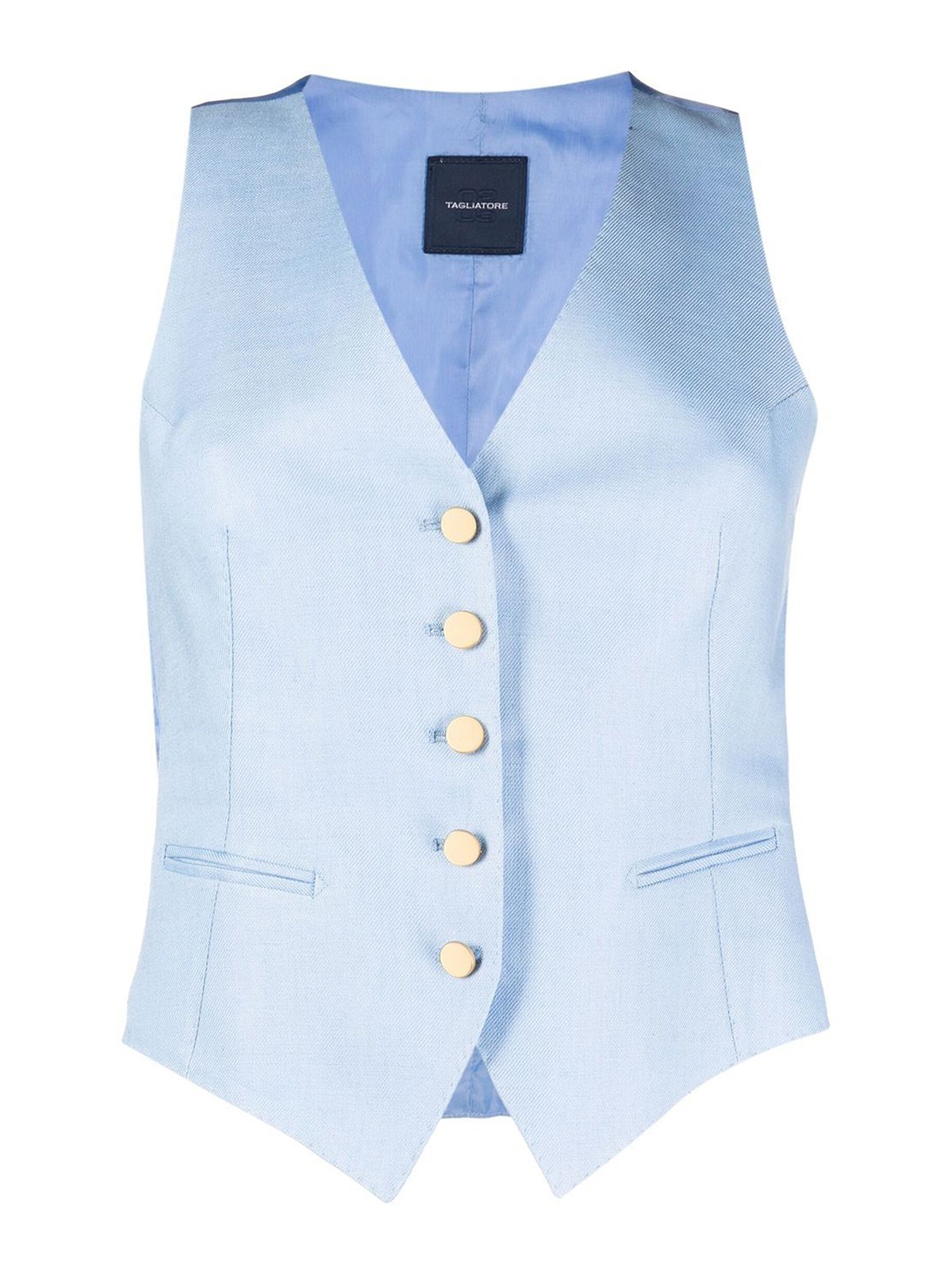 Tagliatore Giselle button-down waistcoat | GISELLE340021EI973