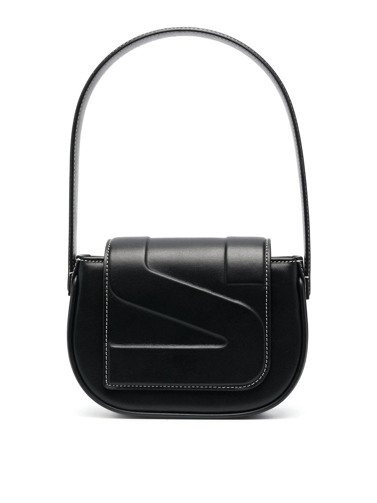 Yuzefi Koko logo-embossed shoulder bag - Black - Women