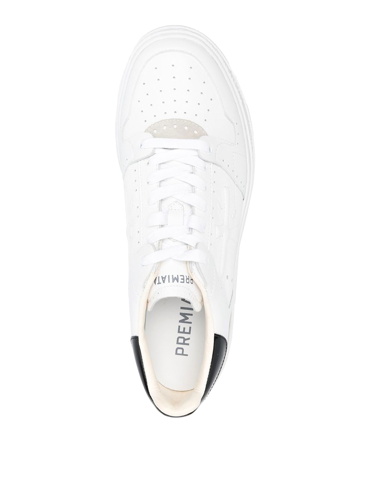 Shop Premiata Quinn Low-top Sneakers In White