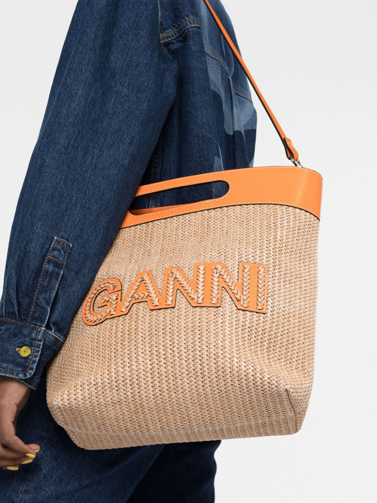 海外ブランド  - S Kraft - トートバッグ Ganni オレンジ A4778860 | バッグ