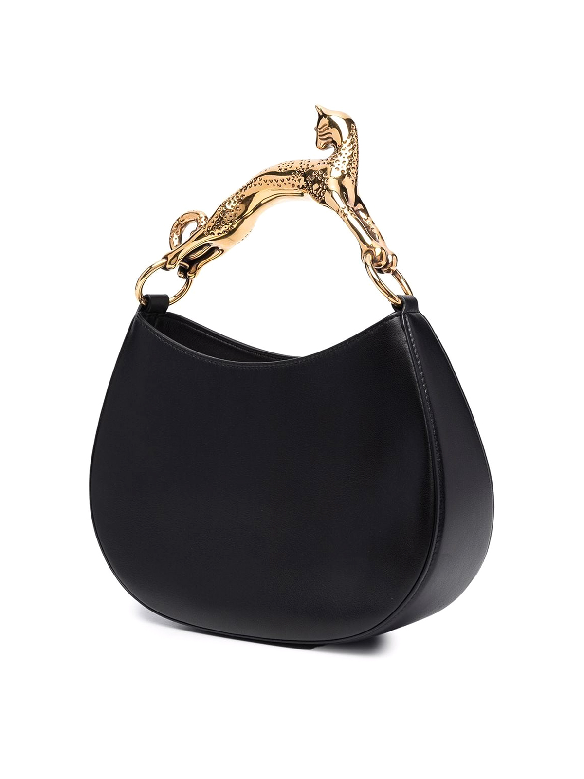 Shop Lanvin Embellished-handle Tote Bag In Black