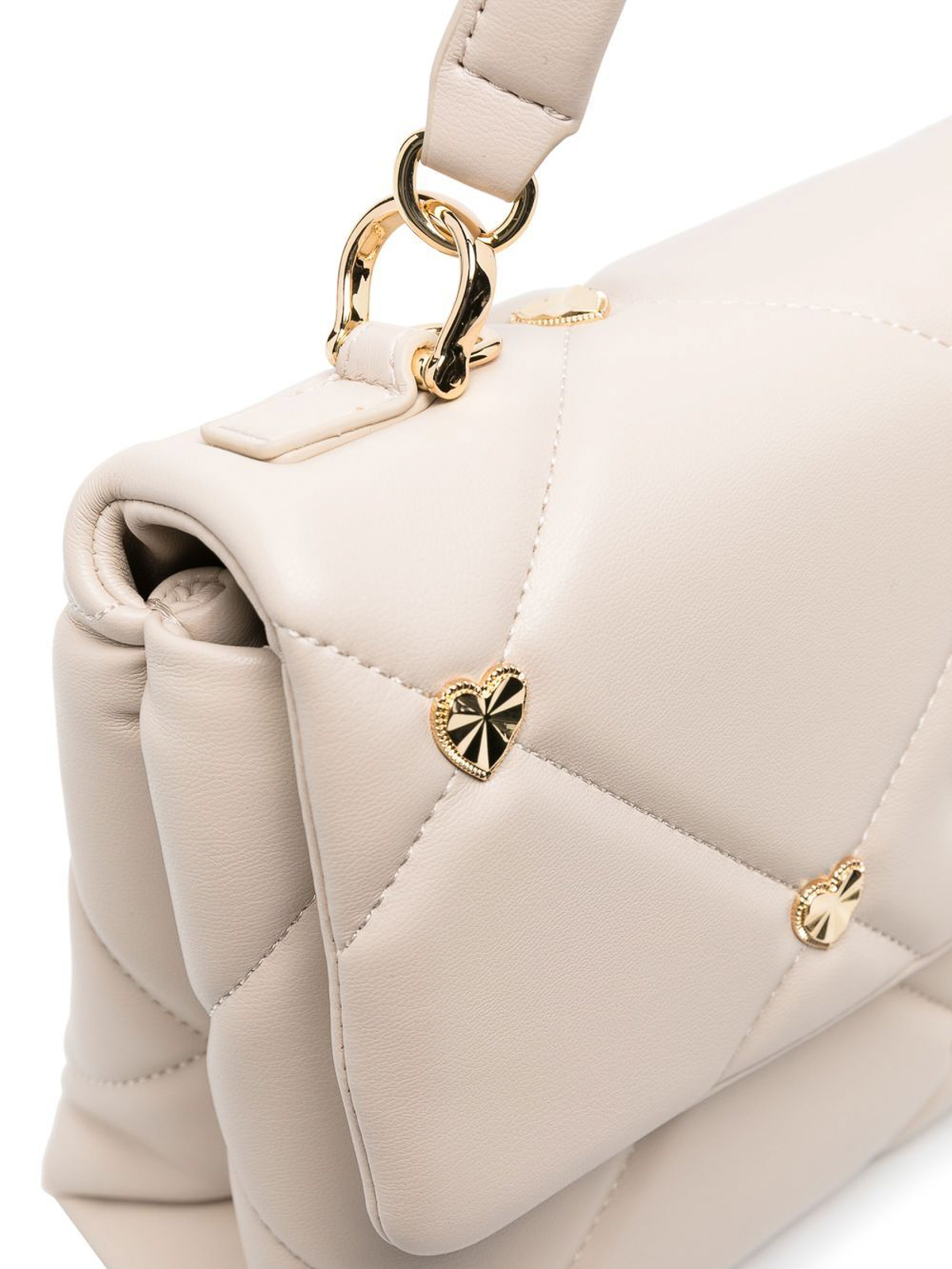 Love Moschino Logo-plaque quilted cross body bag