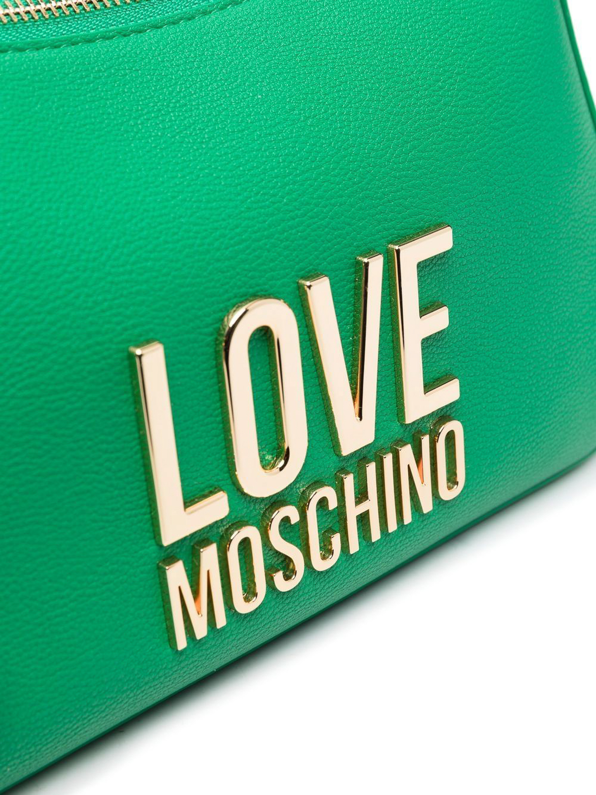 logo-lettering shoulder bag love moschino