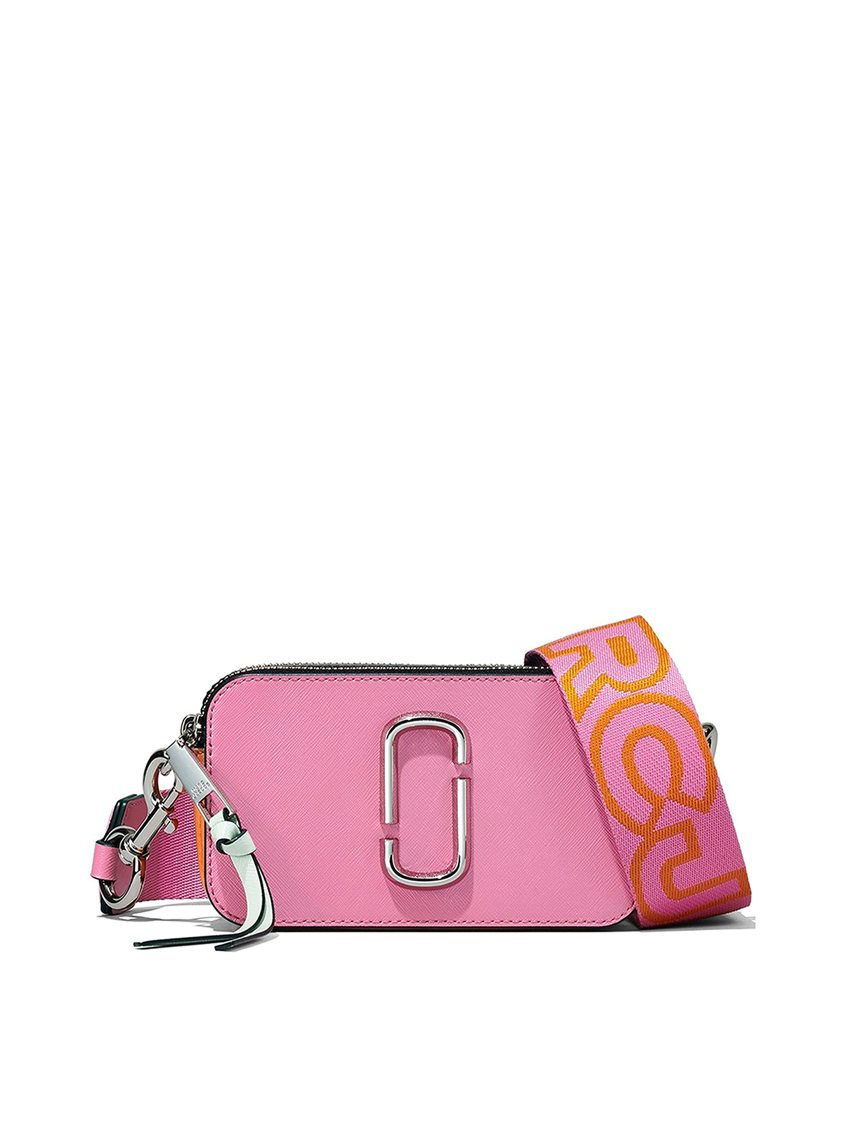 Marc Jacobs Crossbody Snapshot Shoulder Bag Leather Black/Pink Color