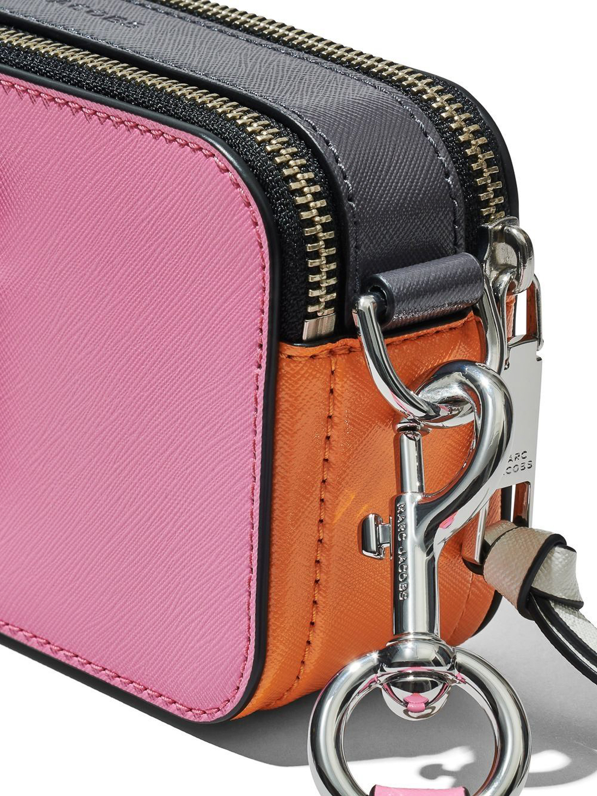 Marc Jacobs - Snapshot - Pink black and orange leather bag with