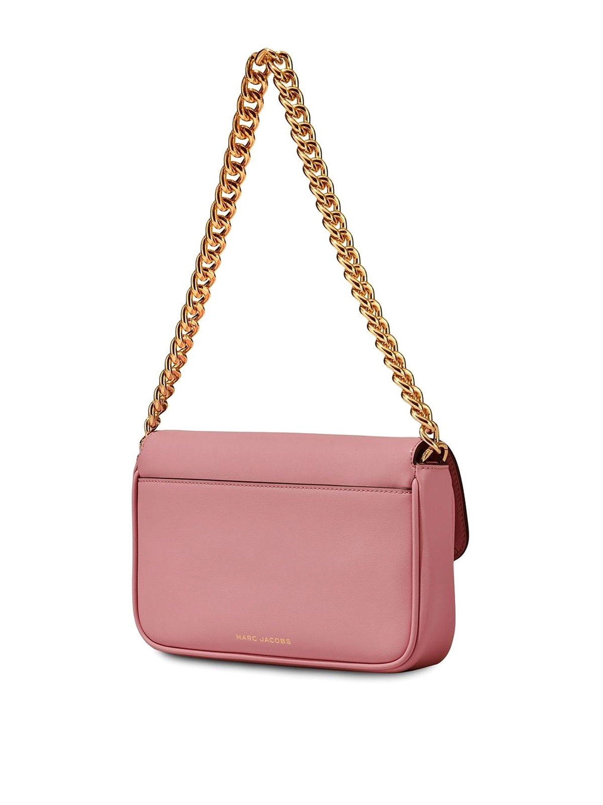 The Chain Link Leather Crossbody Red