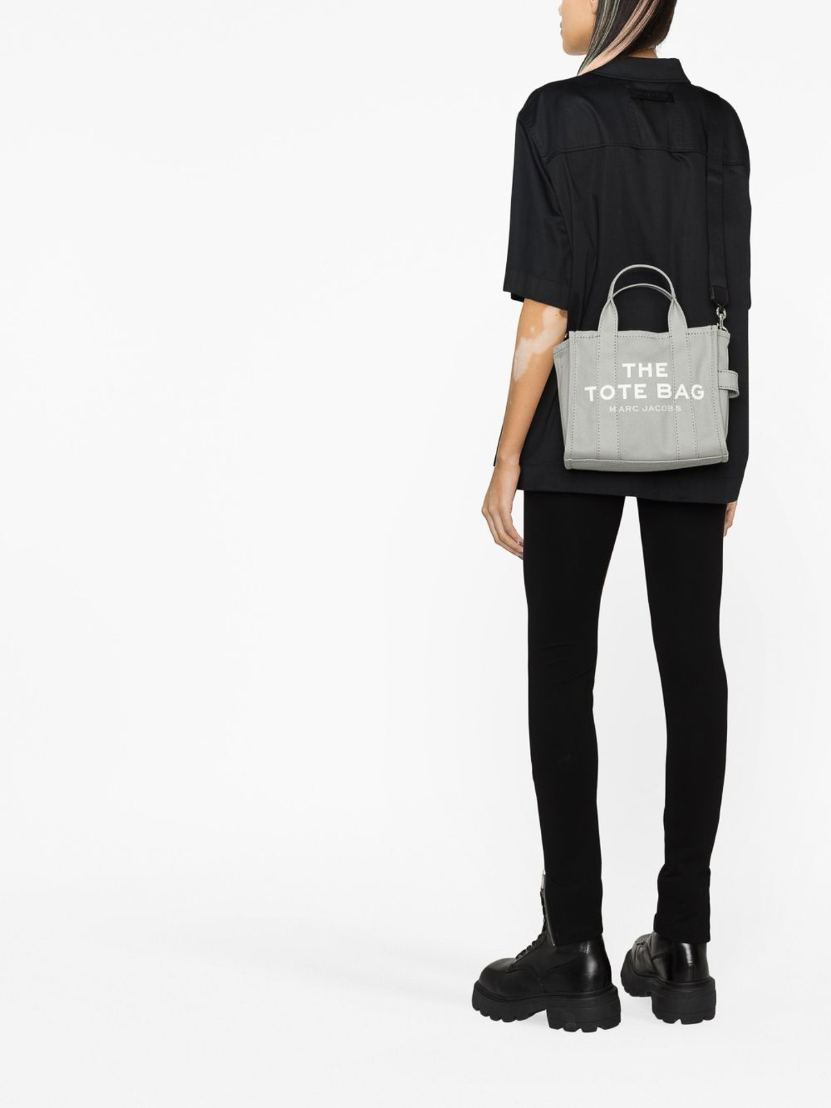 Shop Marc Jacobs Bolso Shopping - Gris In Grey