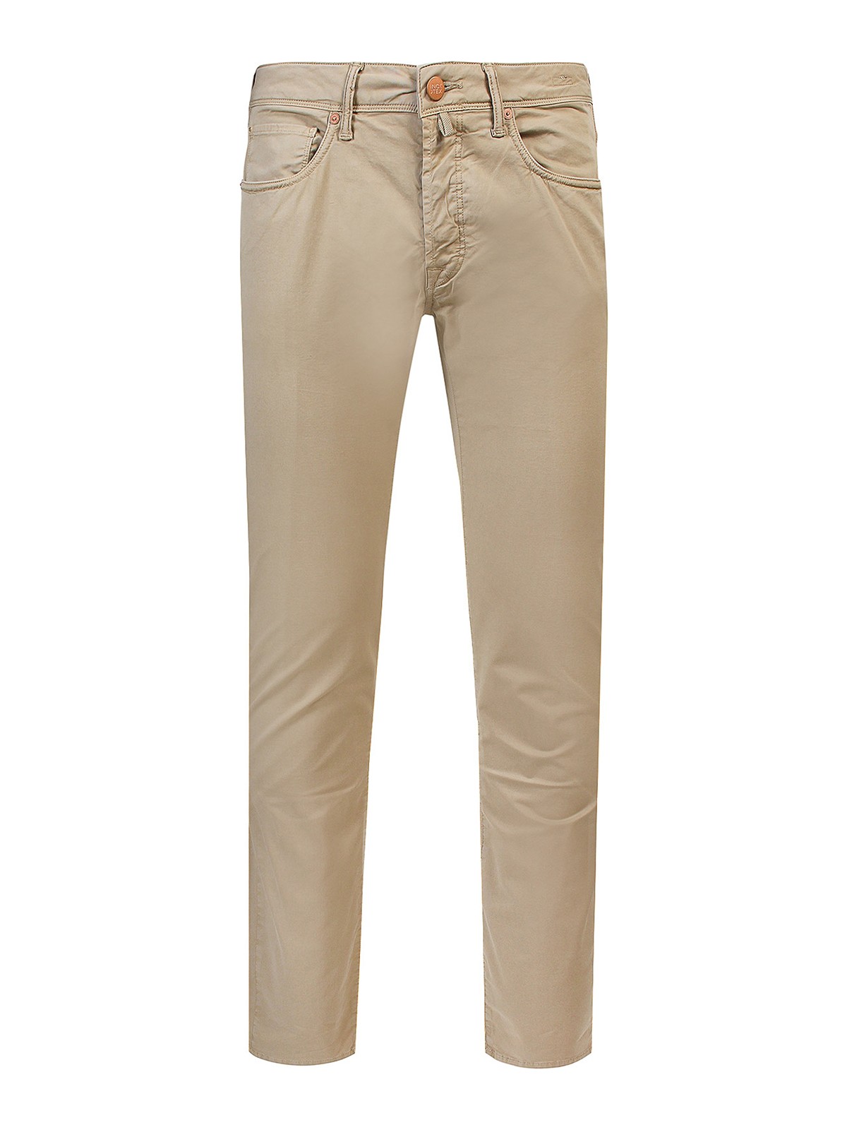 Incotex Stretch Cotton Trouser In Beis
