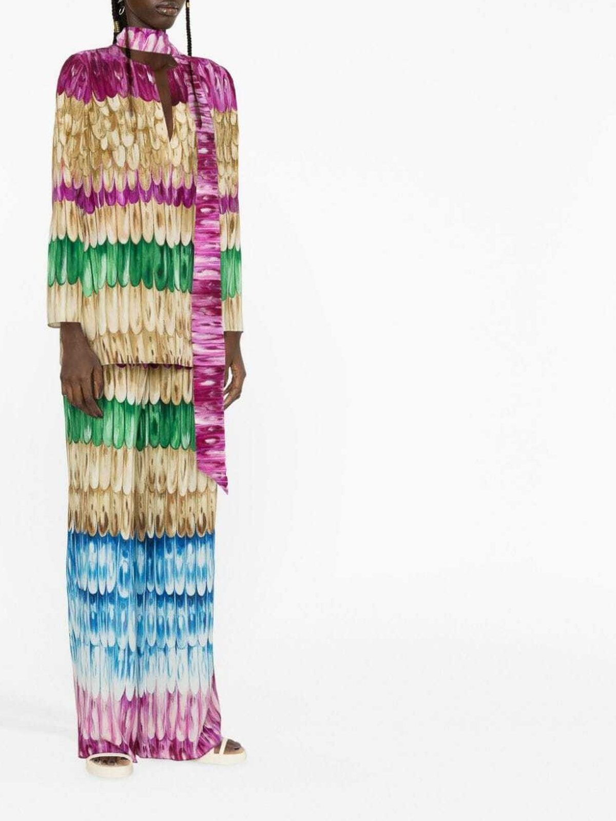 Valentino Garavani Flowing pants with pattern | BRB5C57SHM12