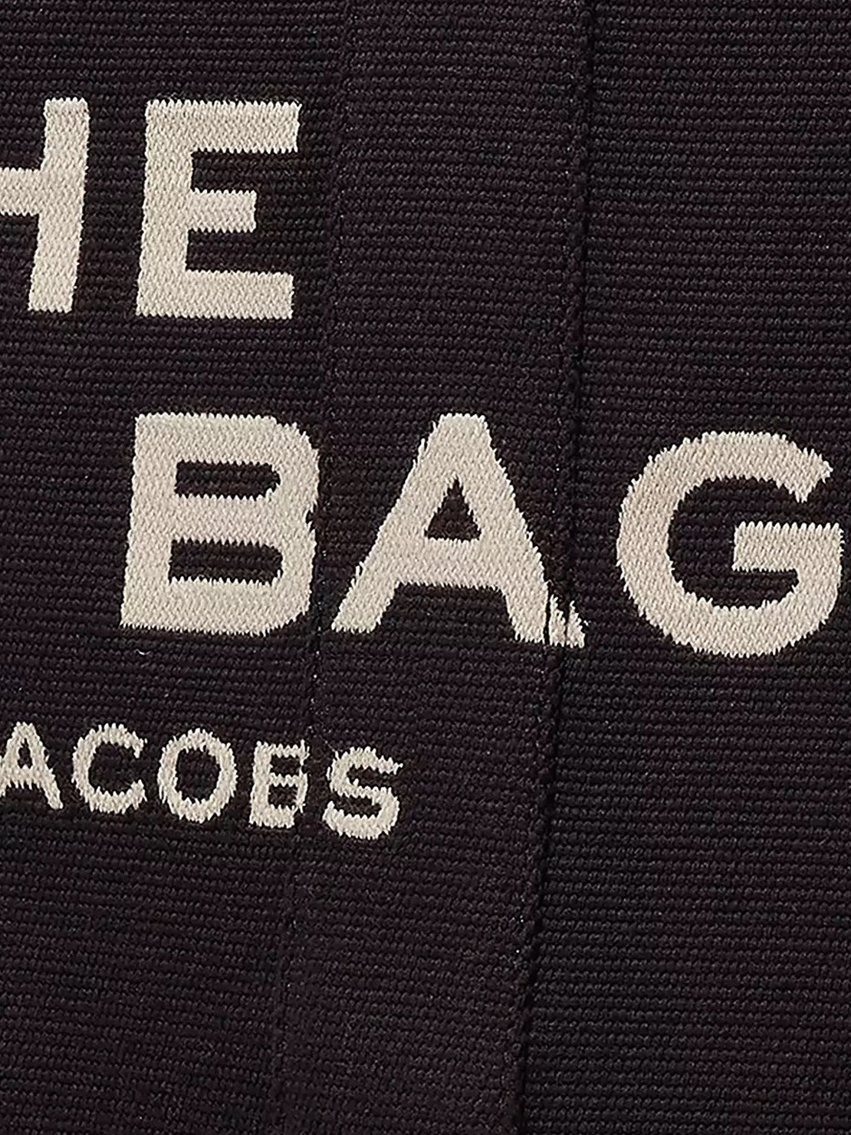 Shop Marc Jacobs The Jacquard Mini Tote In Black