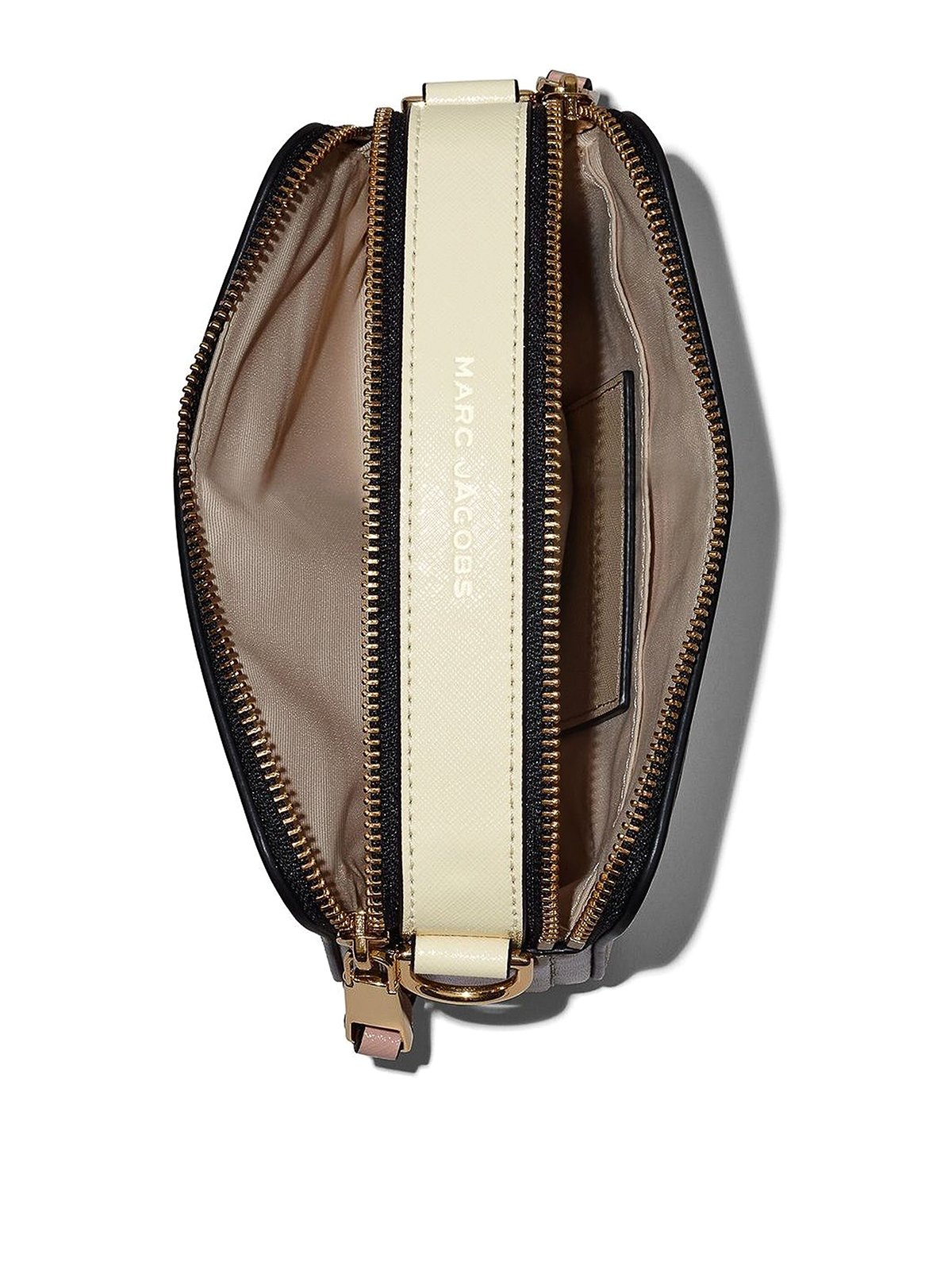 Marc Jacobs Snapshot Shoulder Clutch Camera Bag Beige Brown