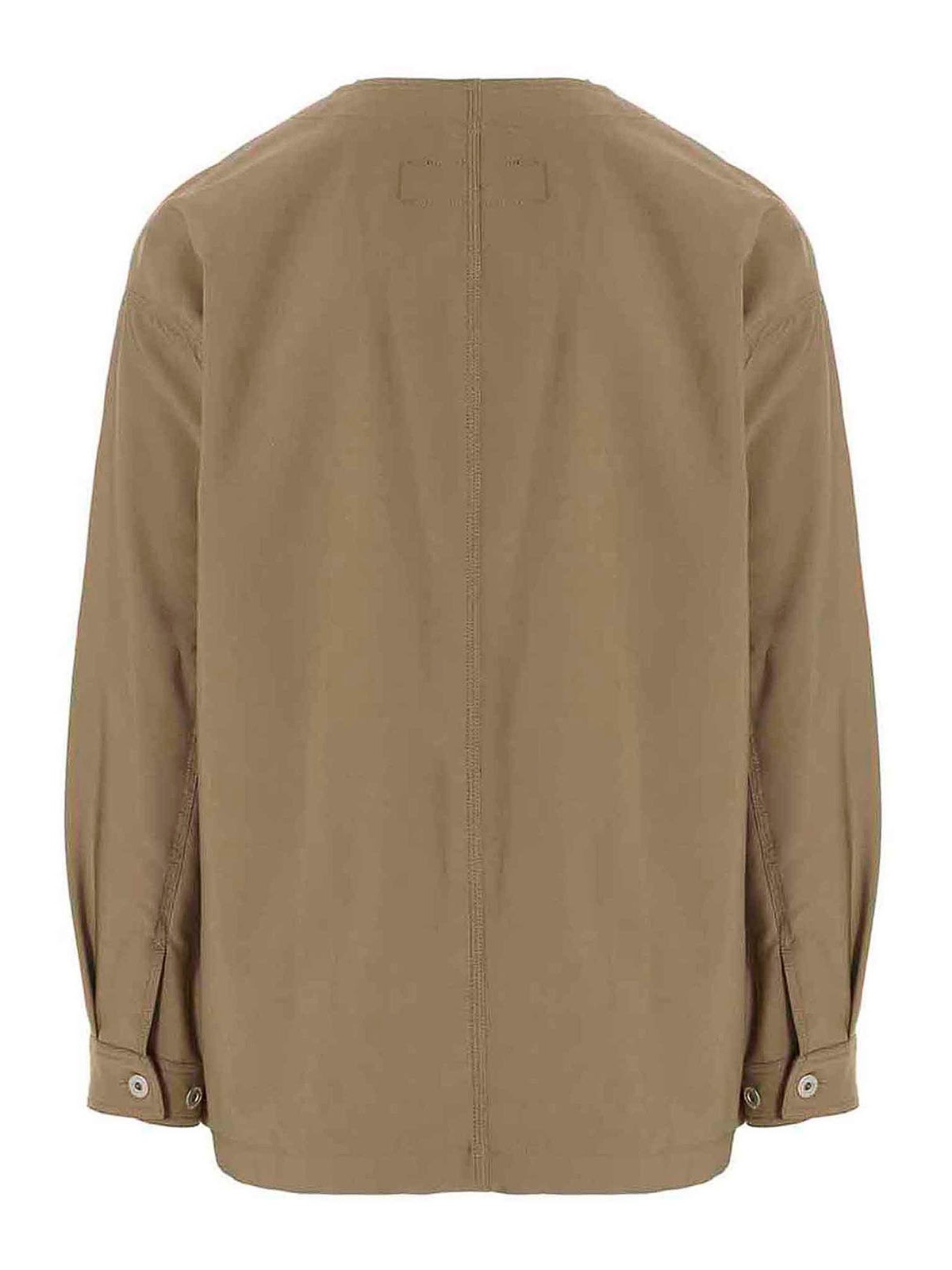 Shop Comme Des Garcons Hommes Plus Tropical Wool Blazer Jacket In Beige
