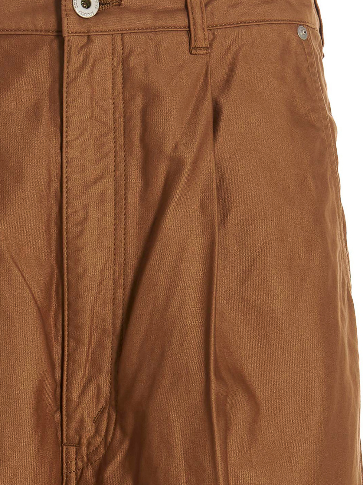 Shop Comme Des Garcons Hommes Plus Relaxed Chinos In Beige