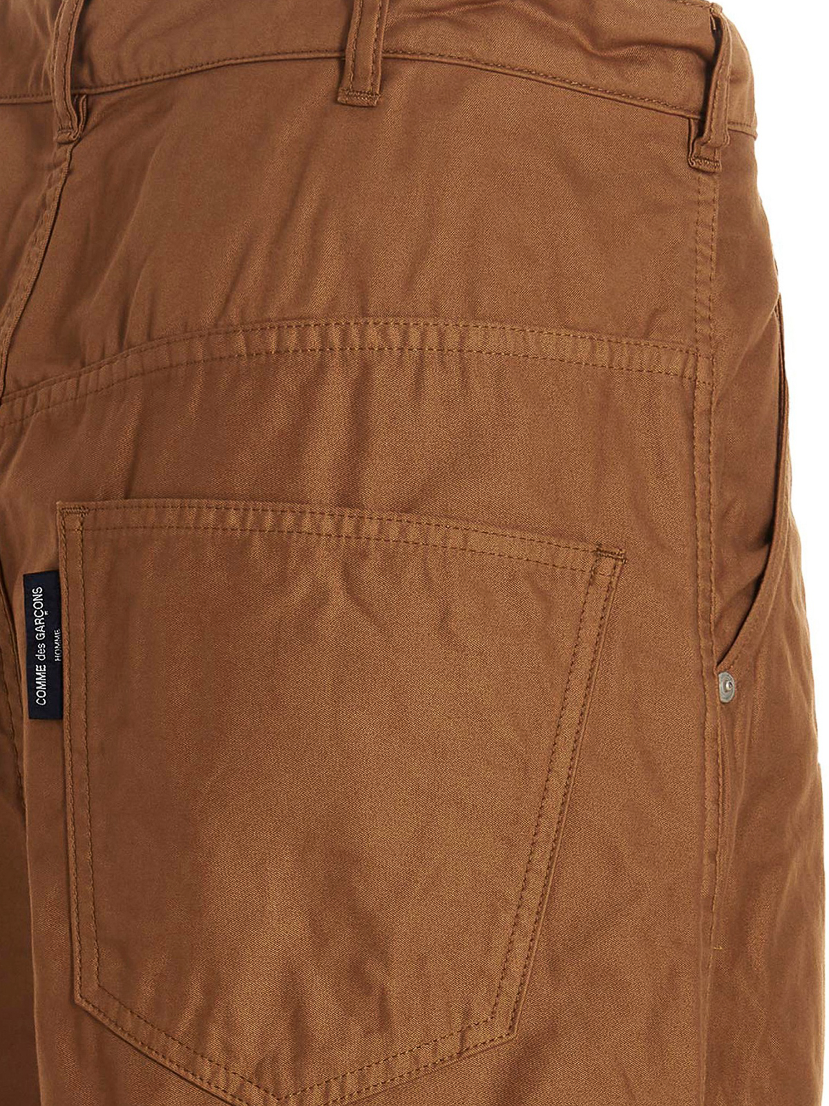 Shop Comme Des Garcons Hommes Plus Relaxed Chinos In Beige