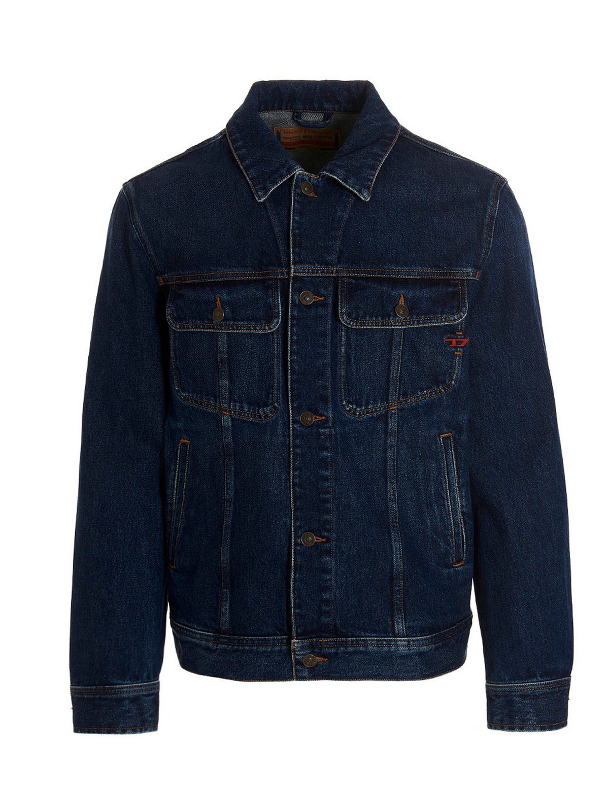 Diesel D-barcy denim jacket - Blue - Men|A03885007E601