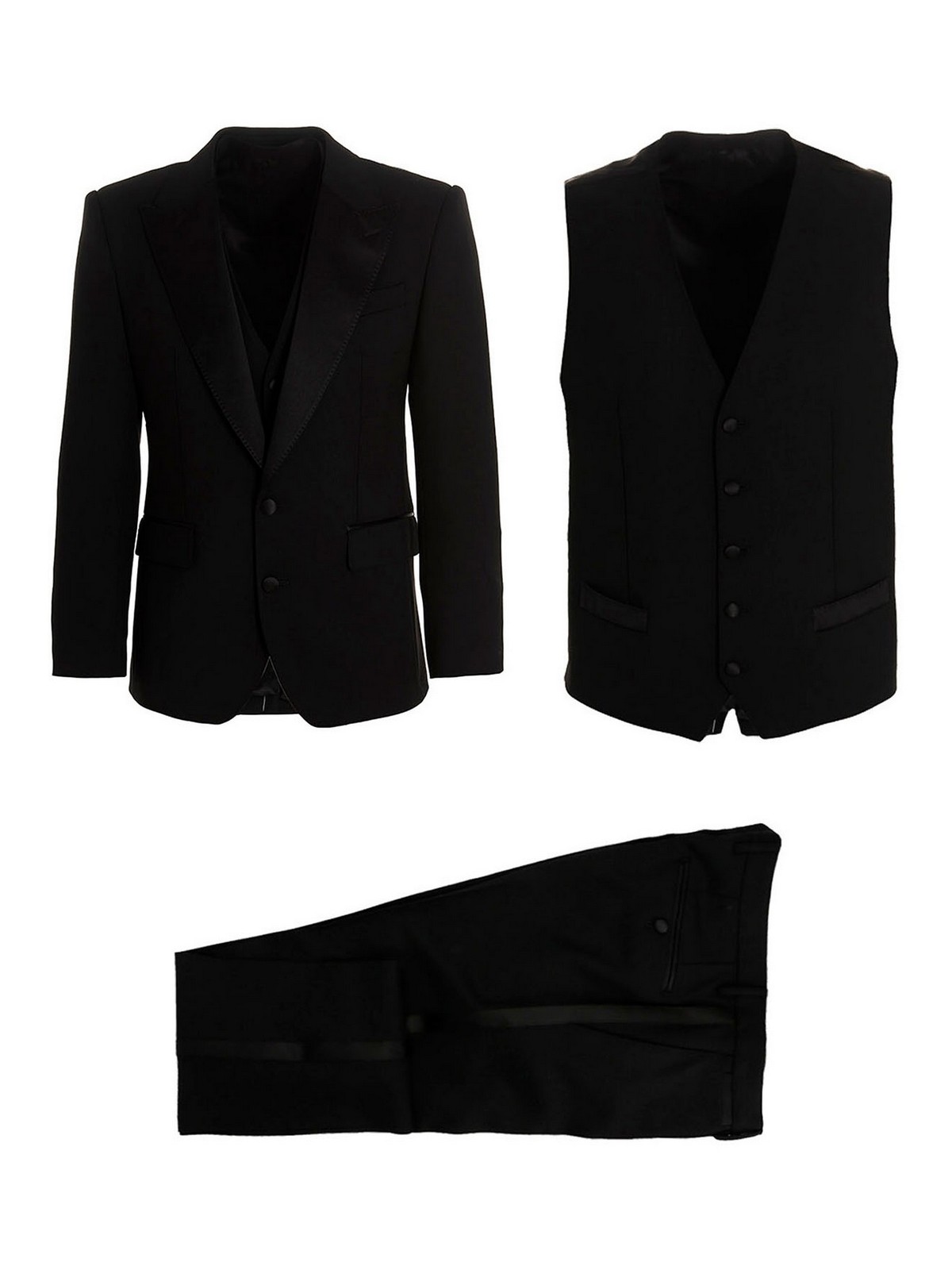Shop Dolce & Gabbana Dg Essential Suit In Negro