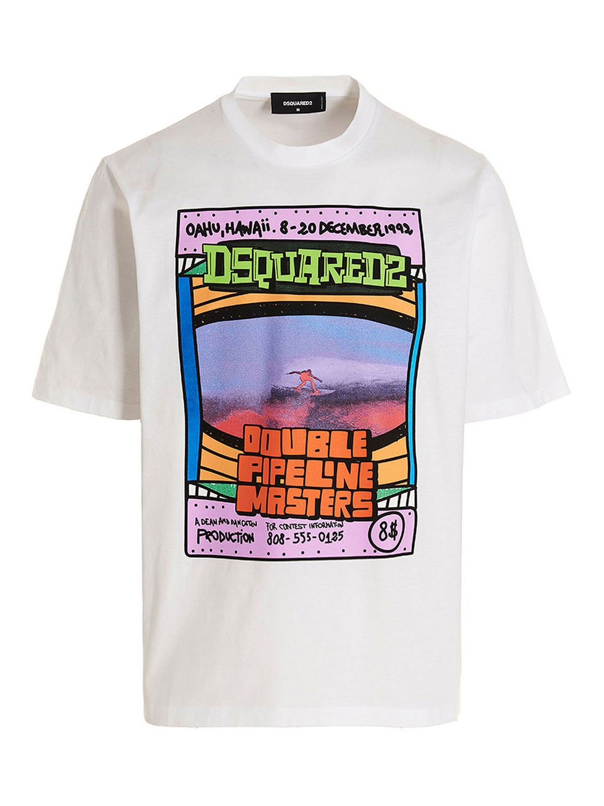 Shop Dsquared2 Skater T-shirt In White