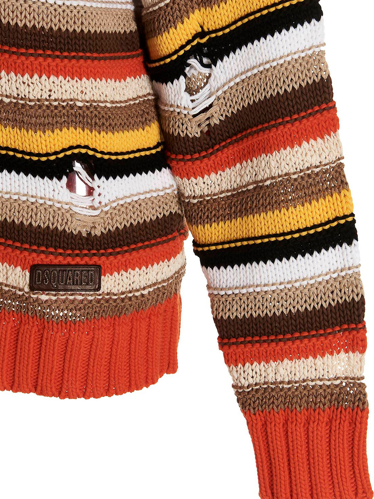 Shop Dsquared2 Suéter Cuello Redondo - Multicolor