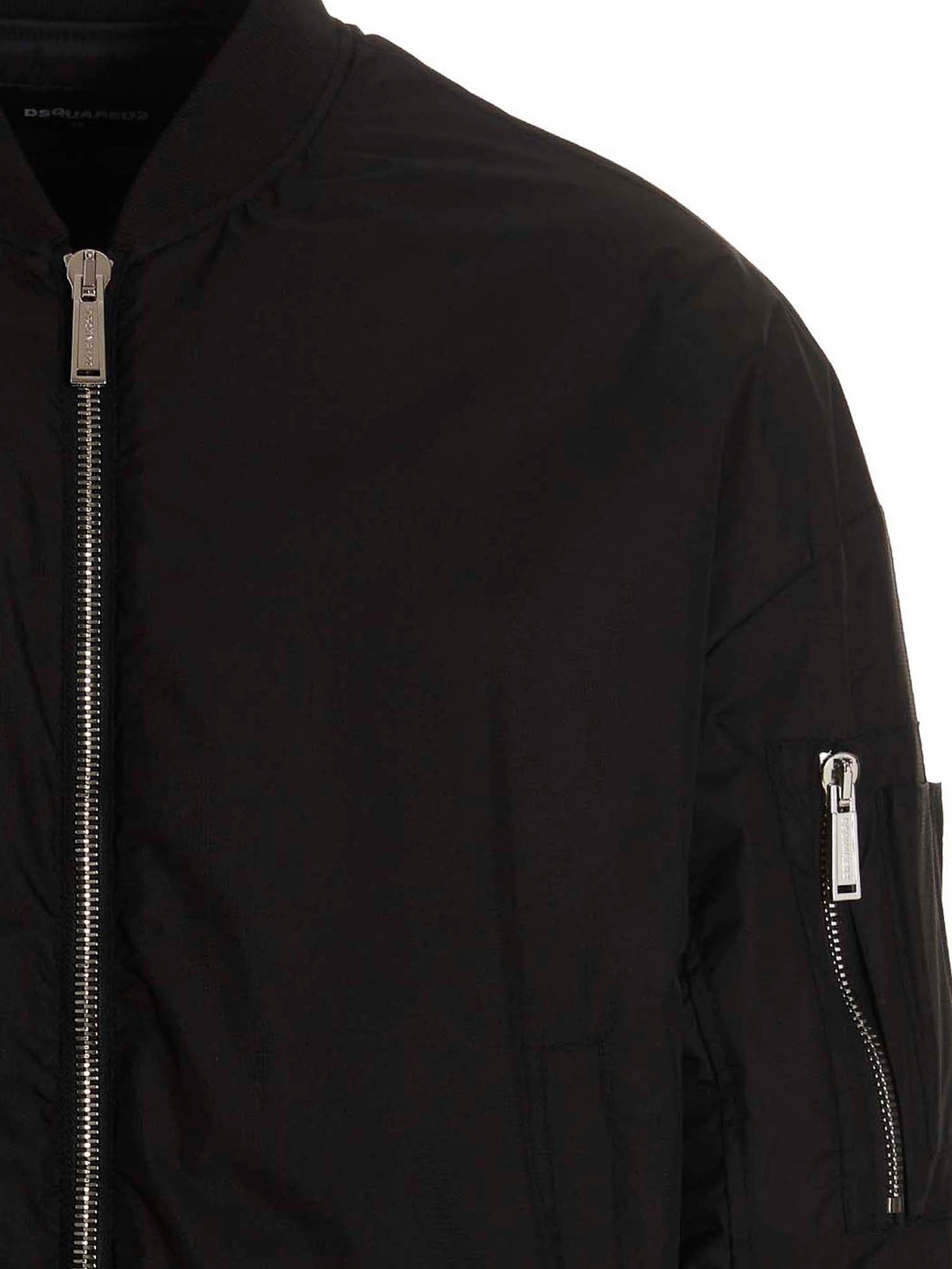 Shop Dsquared2 D2 On The Wave Bomber In Black