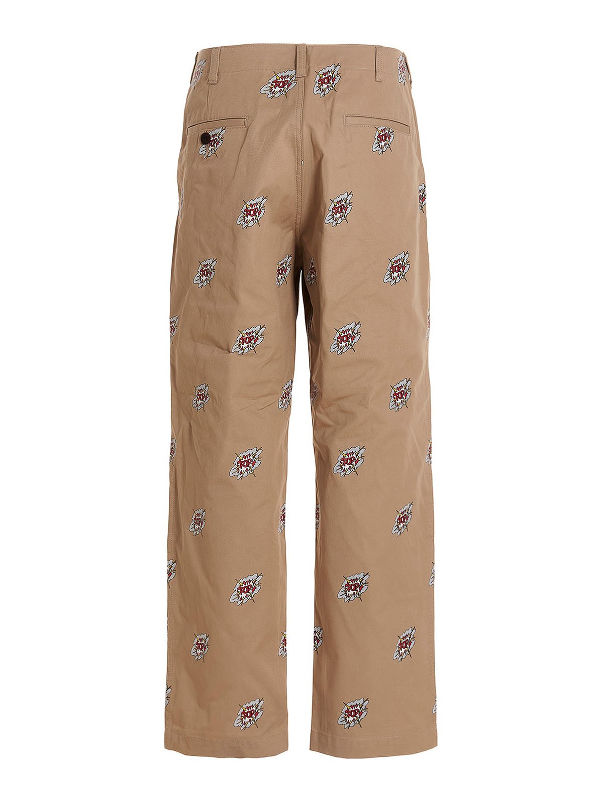Shop Junya Watanabe Pop Roy Lichtenstein Pants In Beis