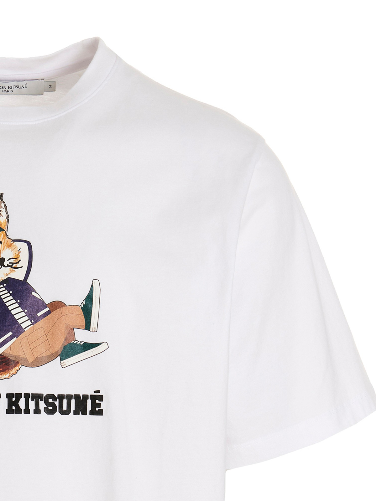 maison kitsune DRESSED FOX tシャツ white L