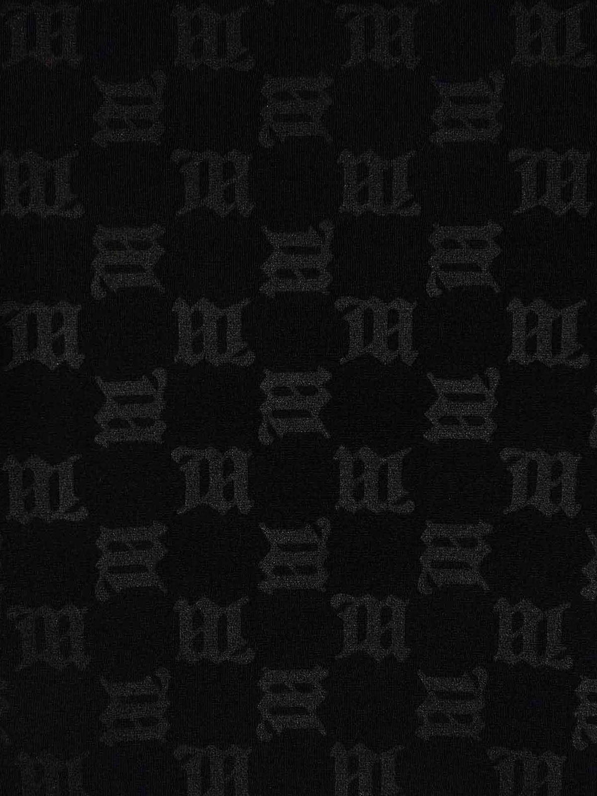Shop Misbhv Suéter Con Cuello Alto - Monogram In Negro